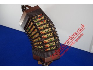Stagi new Anglo concertina in D /G finished in mahogany